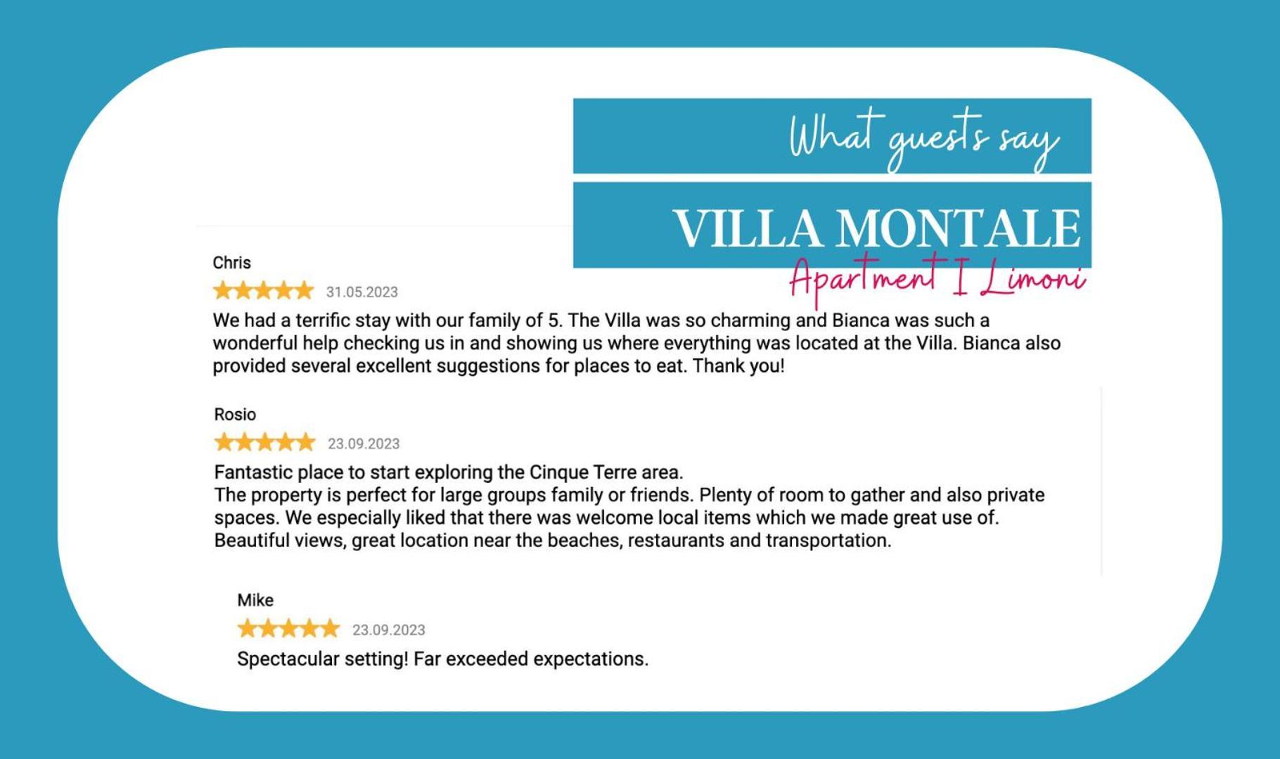 Villa Montale Apartment I Limoni Monterosso al Mare Eksteriør billede