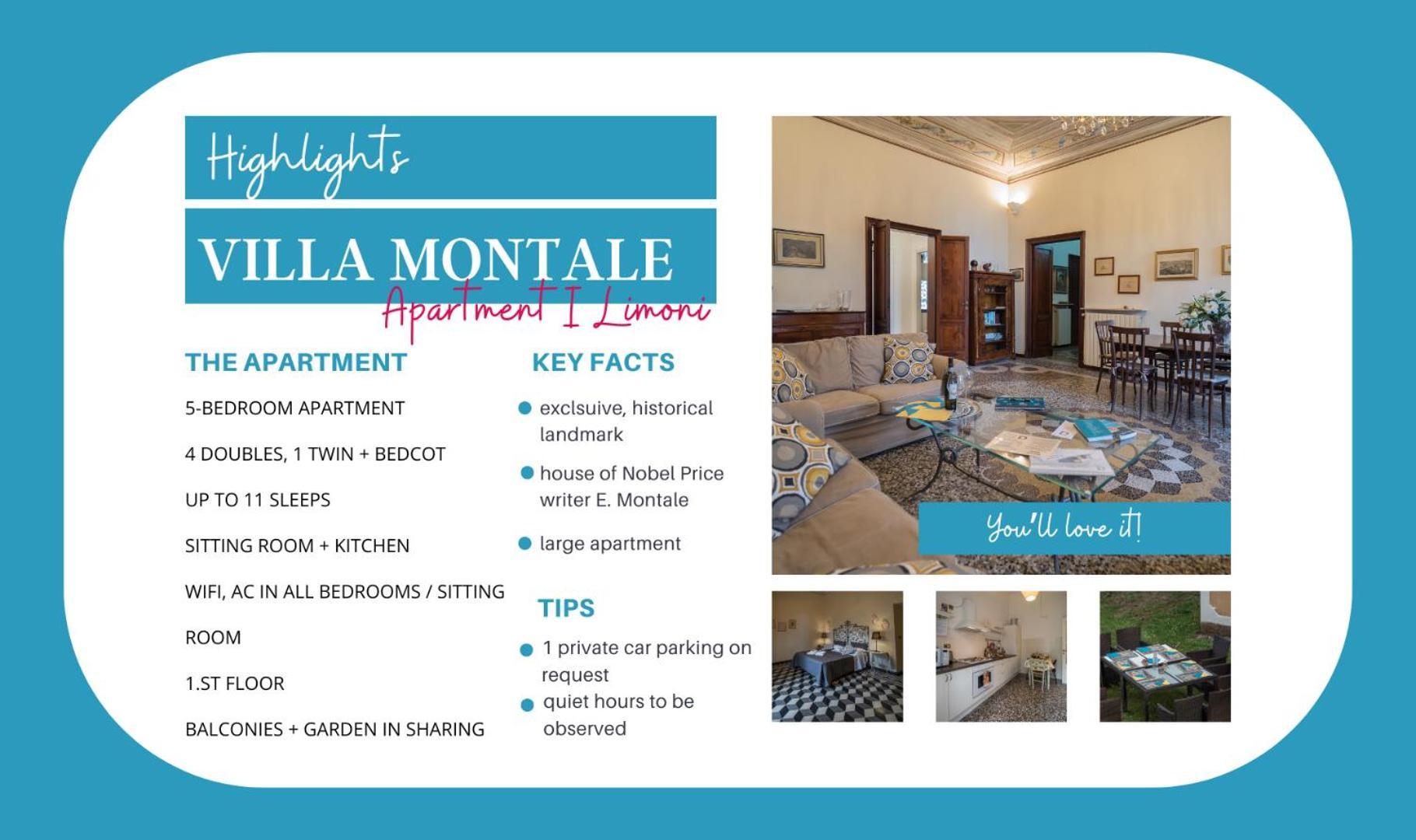 Villa Montale Apartment I Limoni Monterosso al Mare Eksteriør billede